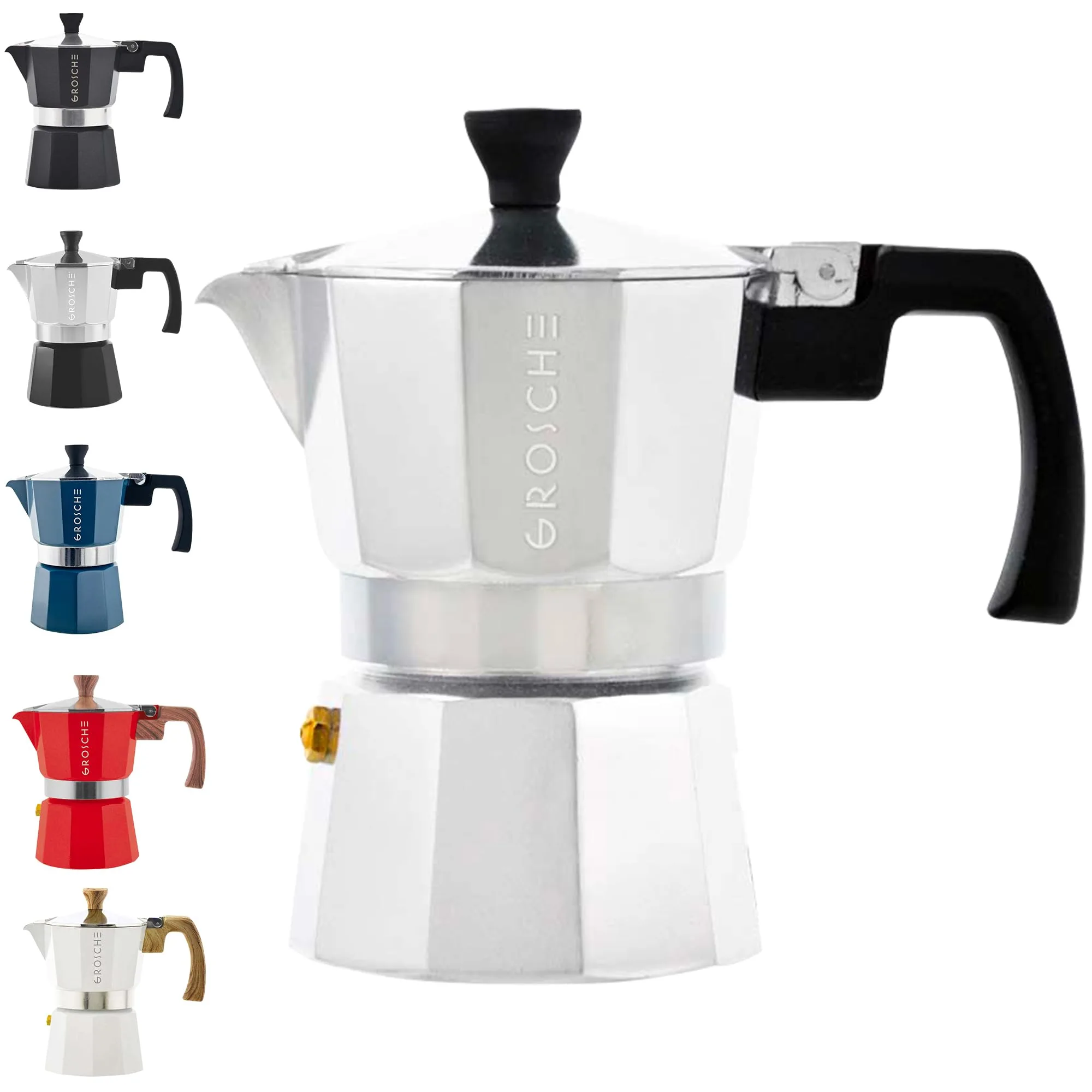 Moka pot stovetop espresso maker image 2