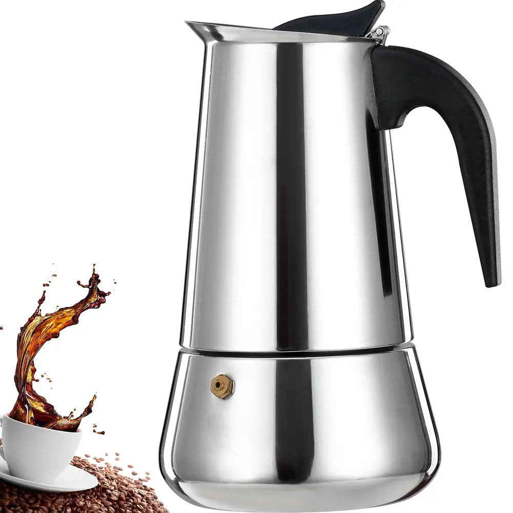 Moka pot stovetop espresso maker image 3