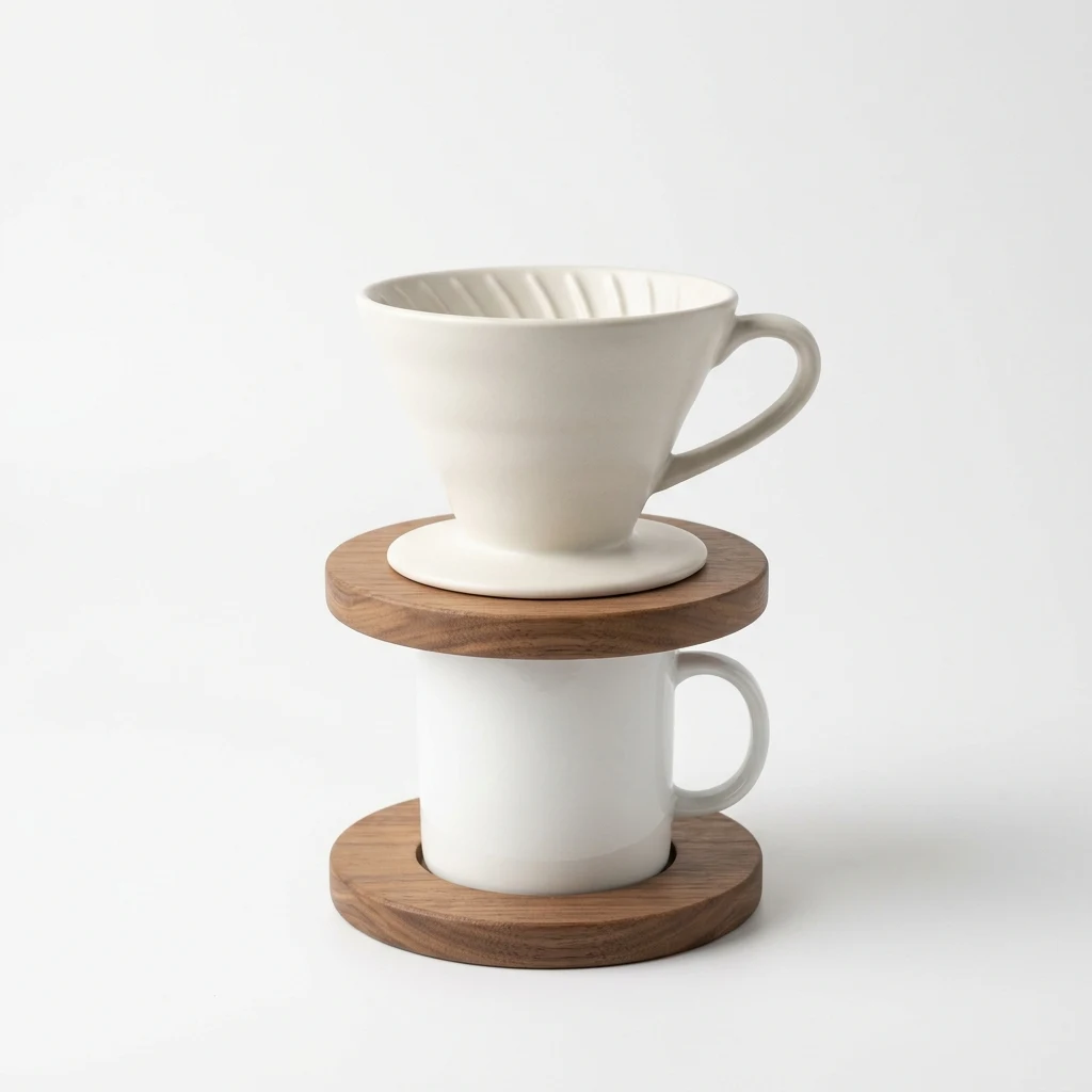 Origami dripper ceramic